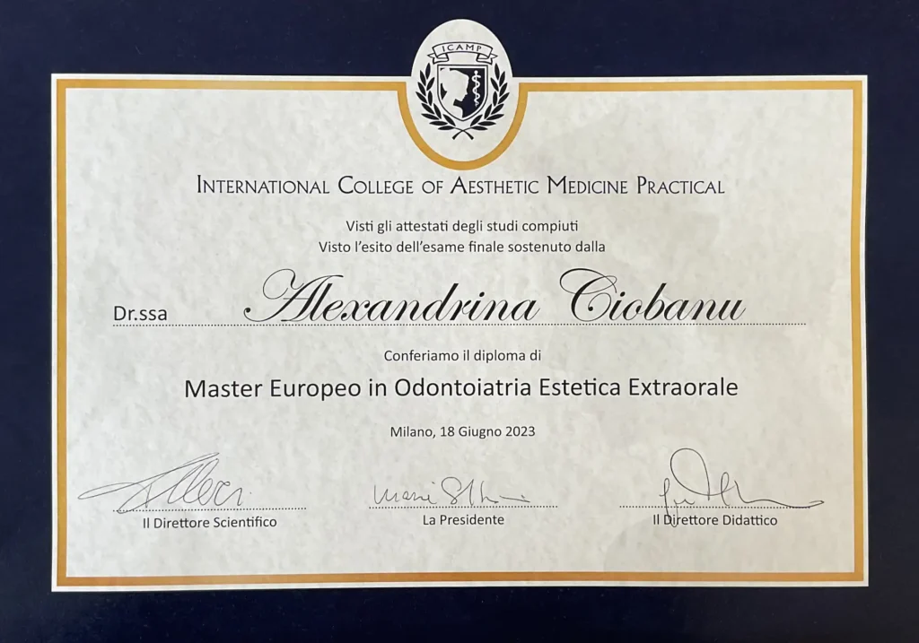 Diploma Medicina Estetica